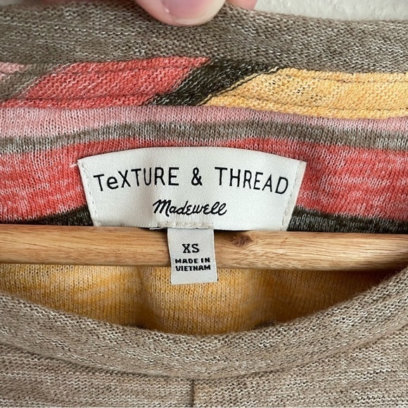 Madewell Texture & Thread striped short sleeve tee - Picture 4 of 11